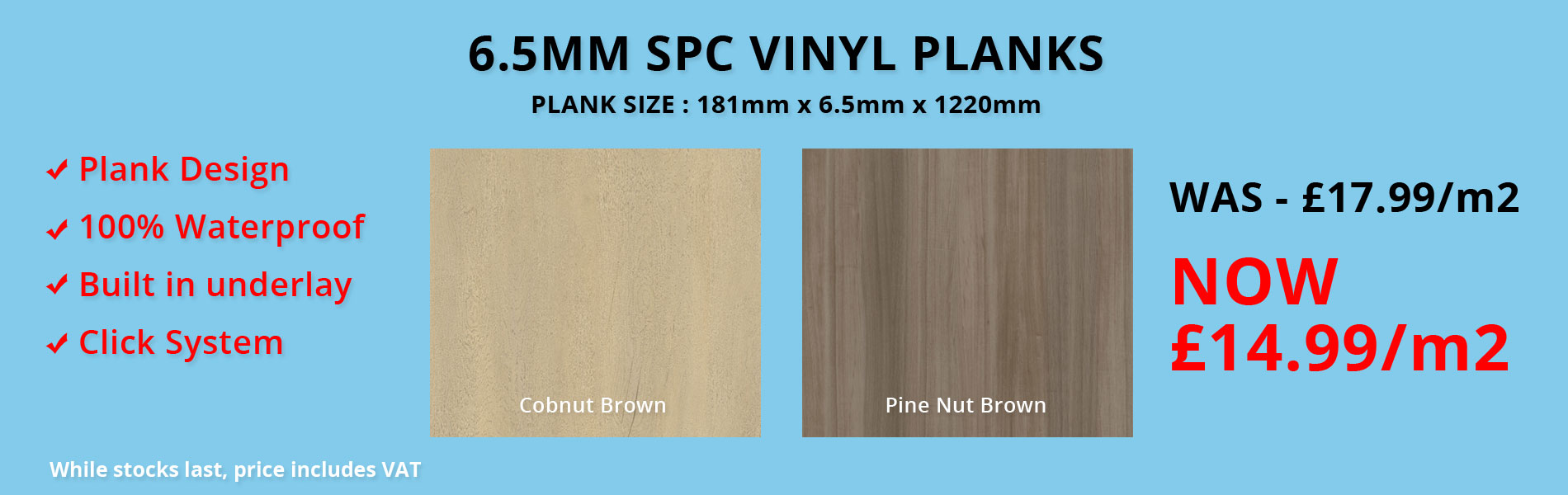 SPC vinyl planks