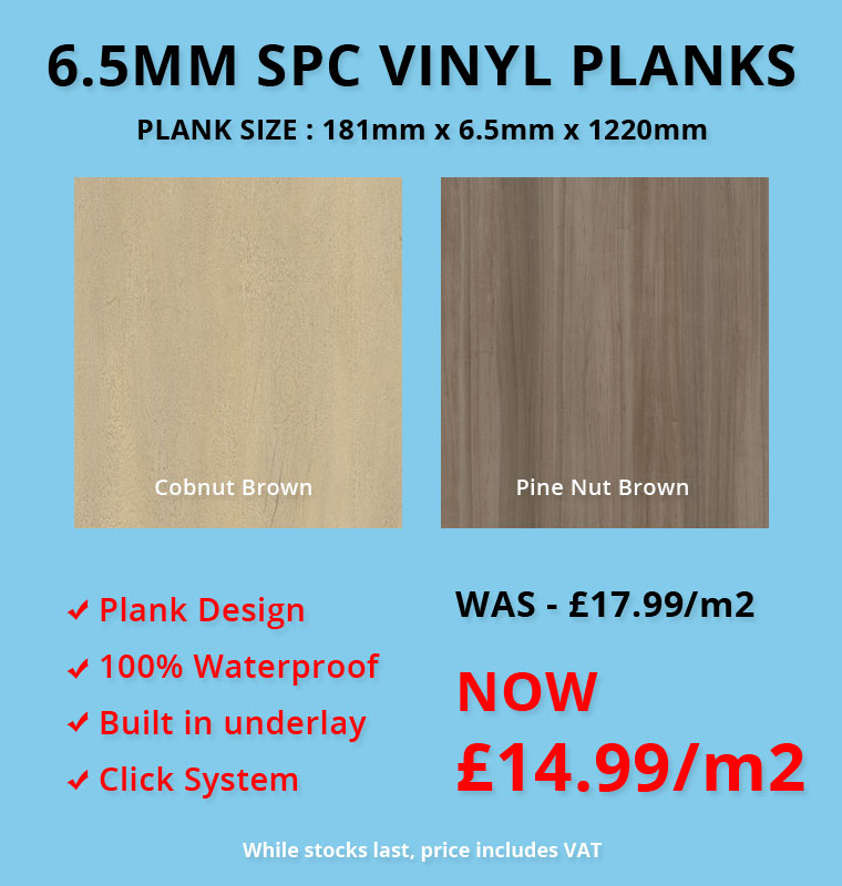 SPC vinyl planks