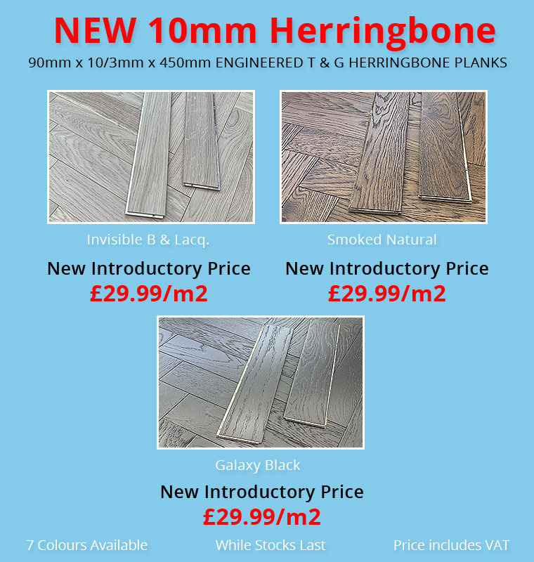 new 10mm heringbone