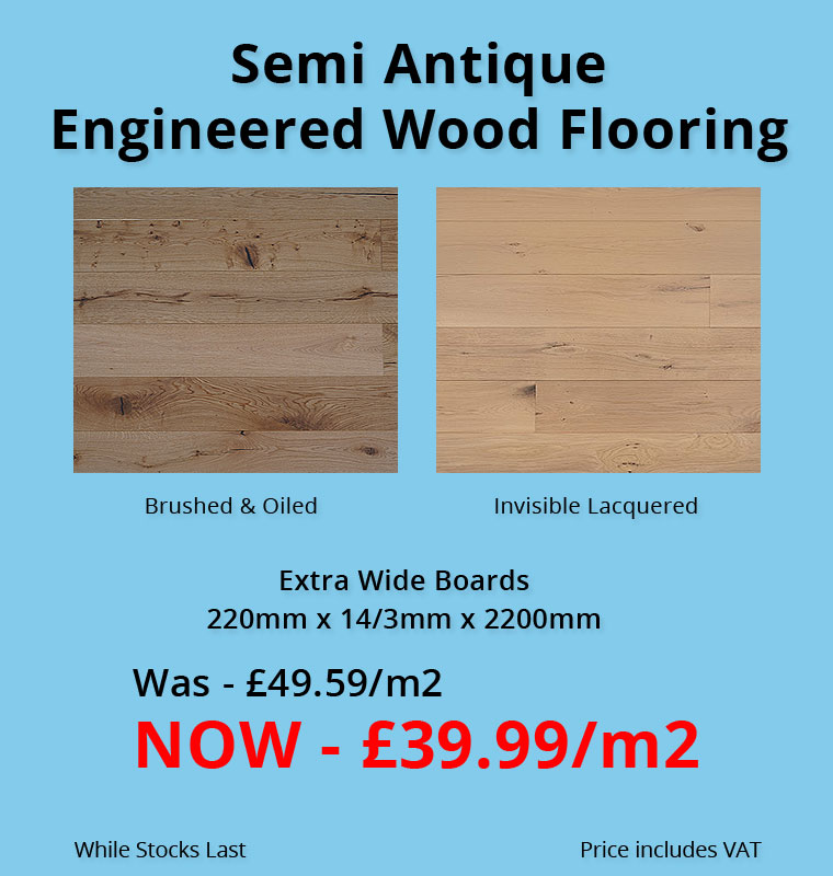 Engineered wood flooring