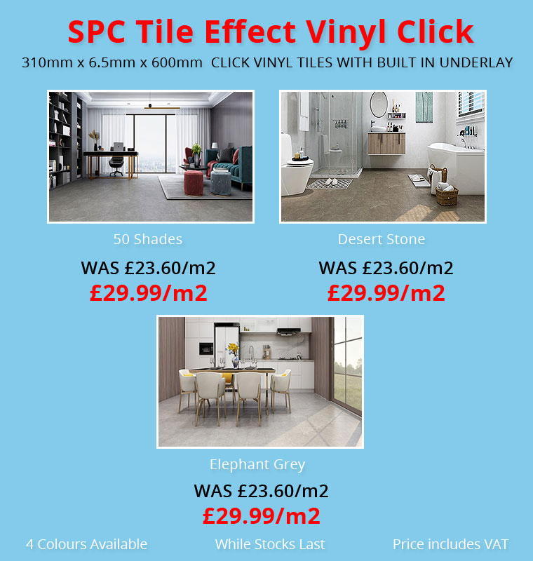 Spc tile effect vinyl click
