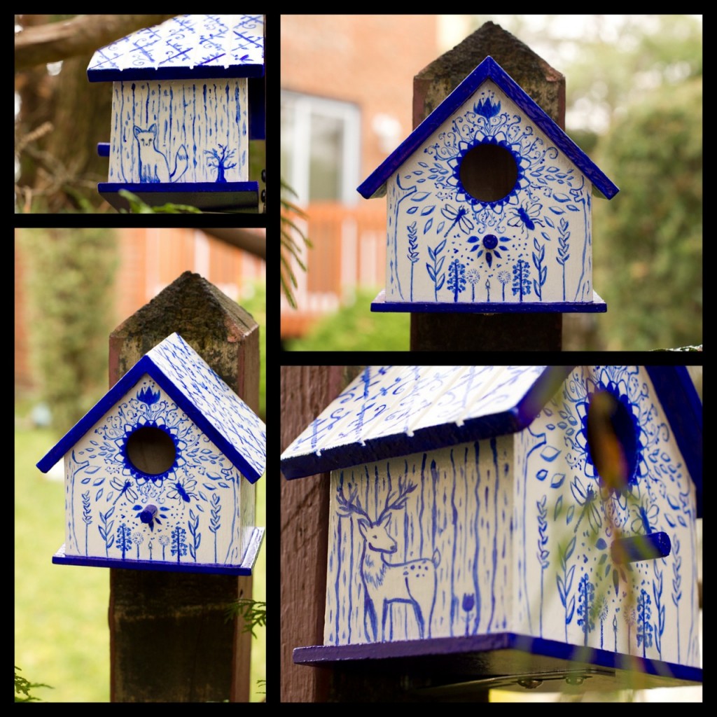 painted birdbox