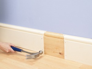 How to Fit Skirting Board - Image courtesy by: diynetwork.com