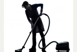Lady Hoovering - Image courtesy by: derbytelegraph.co.uk