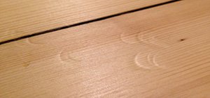 Removing Dents in Wood Flooring